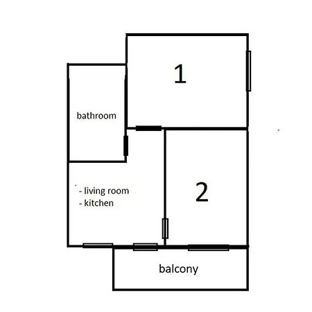 Rosa 1 Apartament